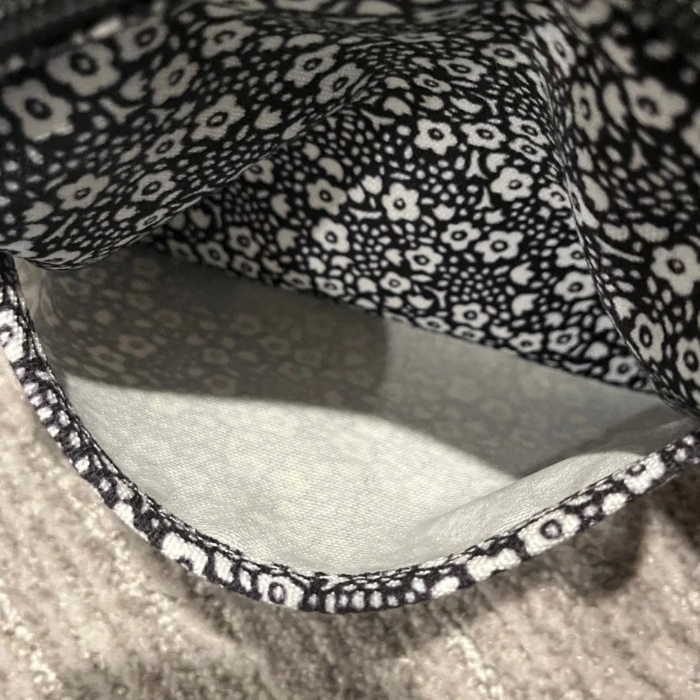 Jansport Black and White Mini Floral Print Backpack - Picture 6 of 8